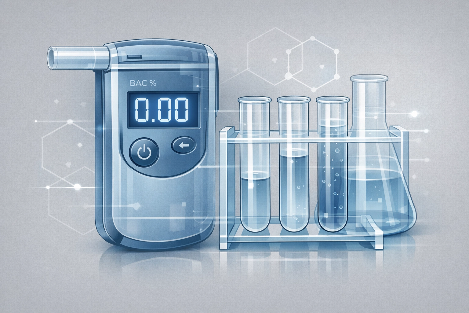 Breathalyzer and blood testing equipment used in DUI cases