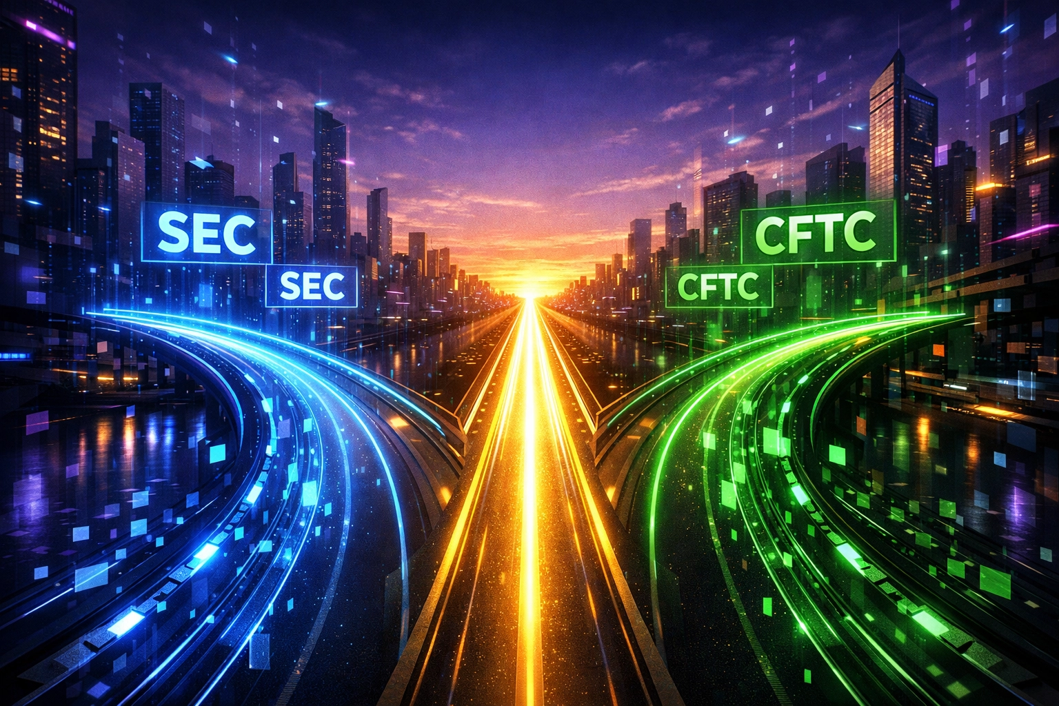 CLARITY Act regulatory framework showing SEC and CFTC jurisdiction paths for crypto merchants