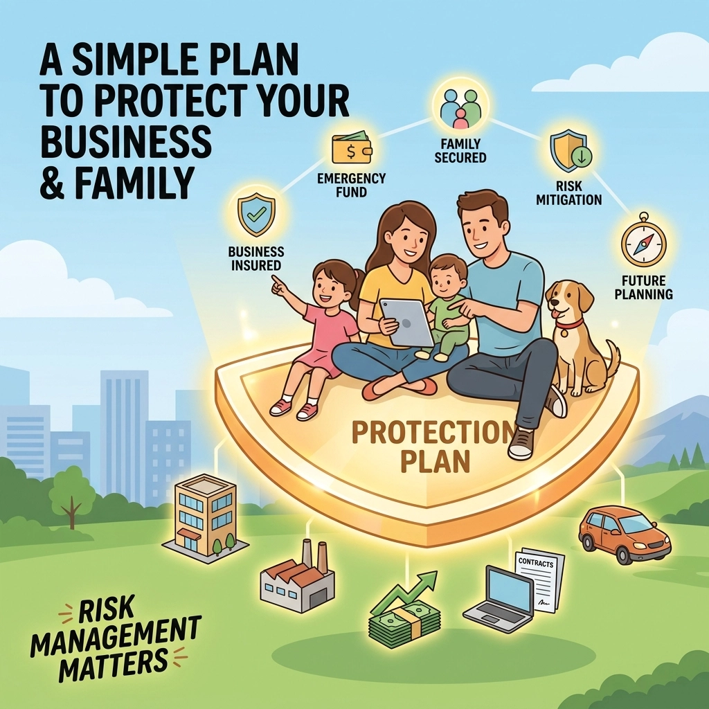 [HERO] Risk Management Matters: A Simple Plan to Protect Your Business and Family This Afternoon