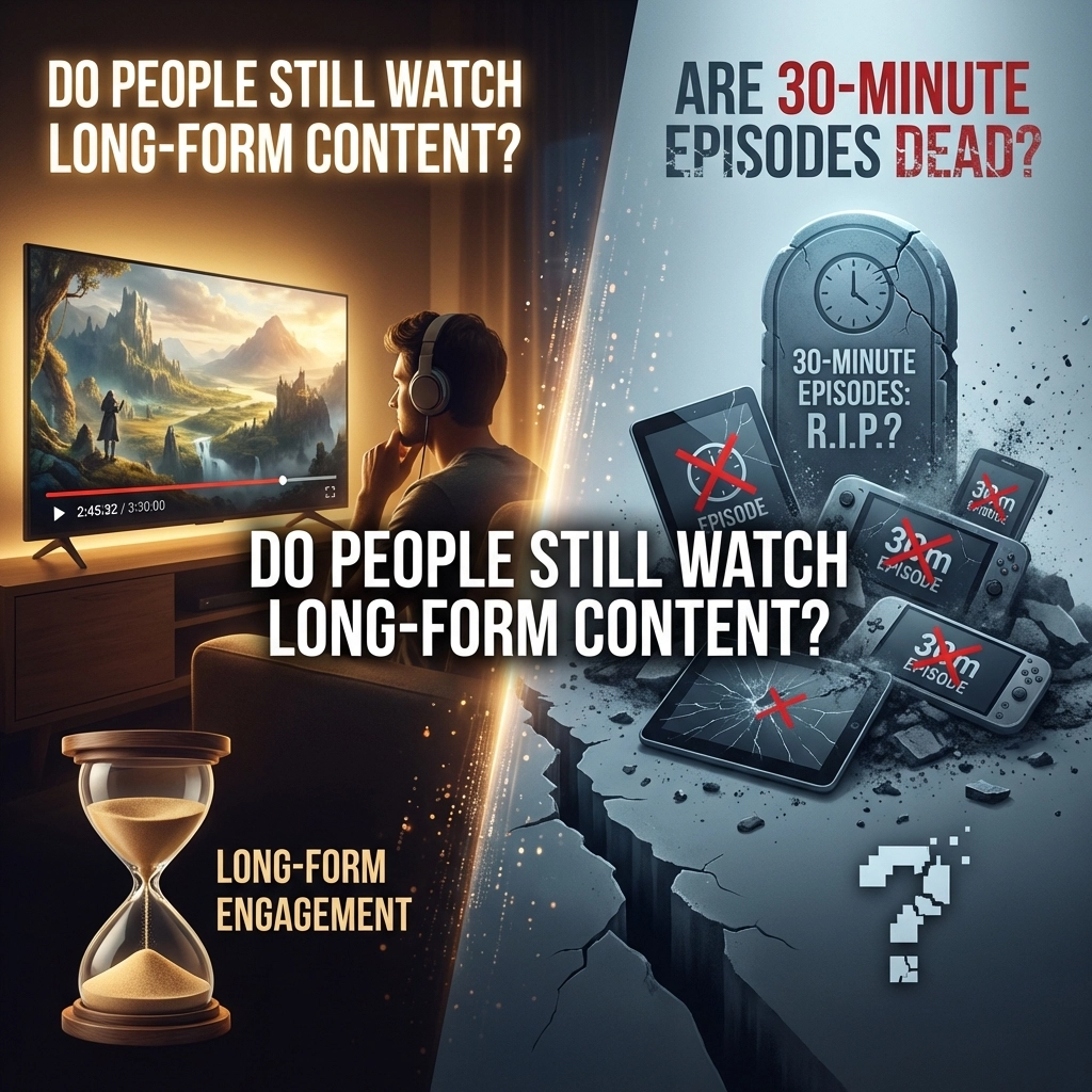 [HERO] Are 30-Minute Episodes Dead? Do People Still Watch Long-Form Content?