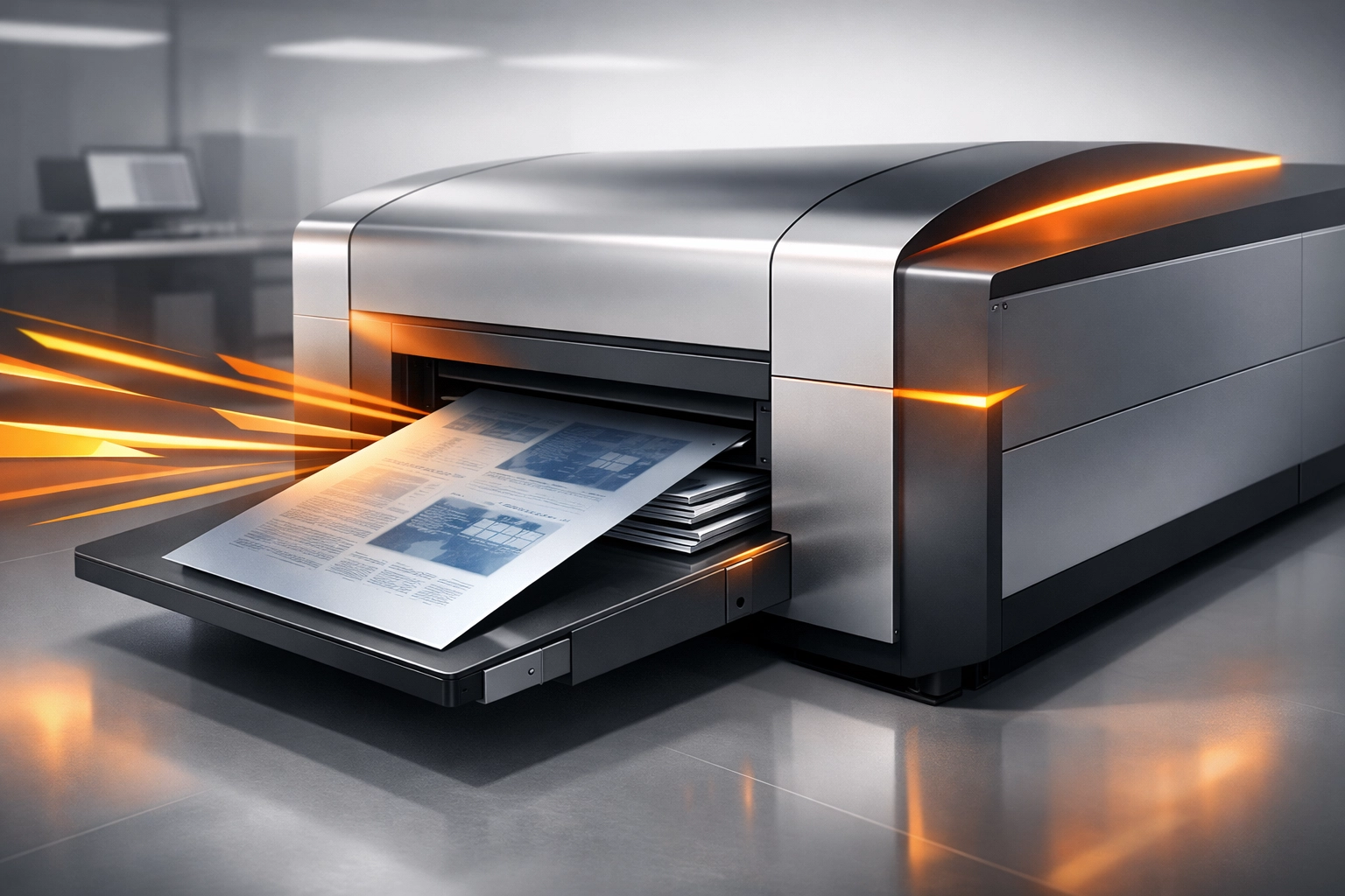 Modern computer-to-plate system producing printing plates for high-speed production workflow