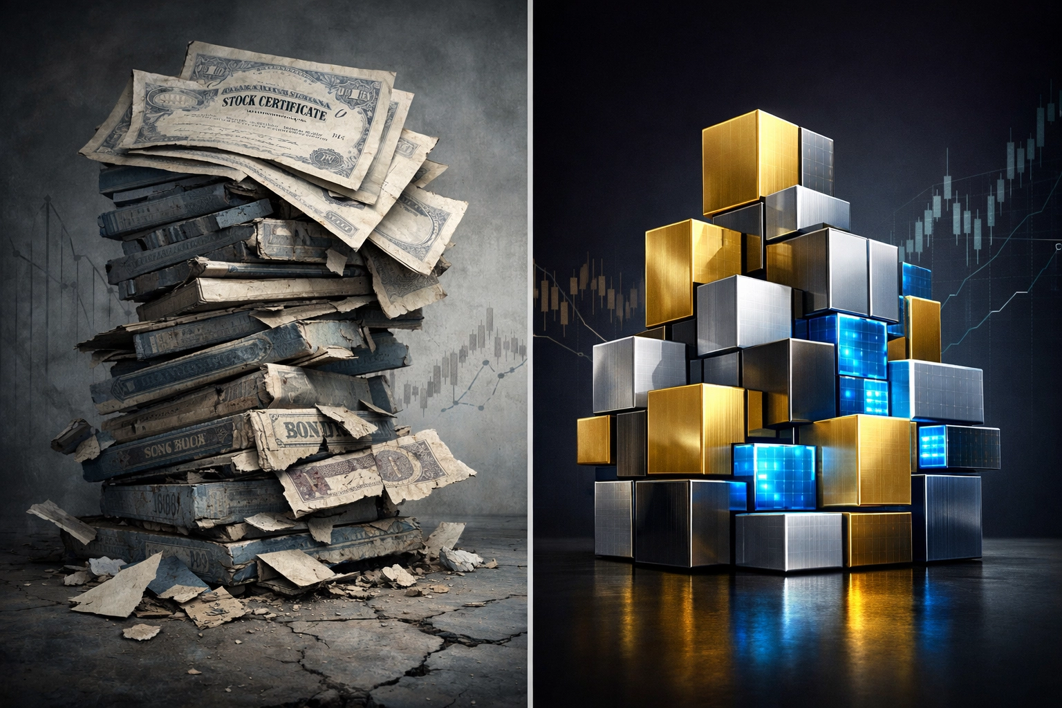 Comparison of unstable 60/40 portfolio versus diversified 40/30/30 investment framework