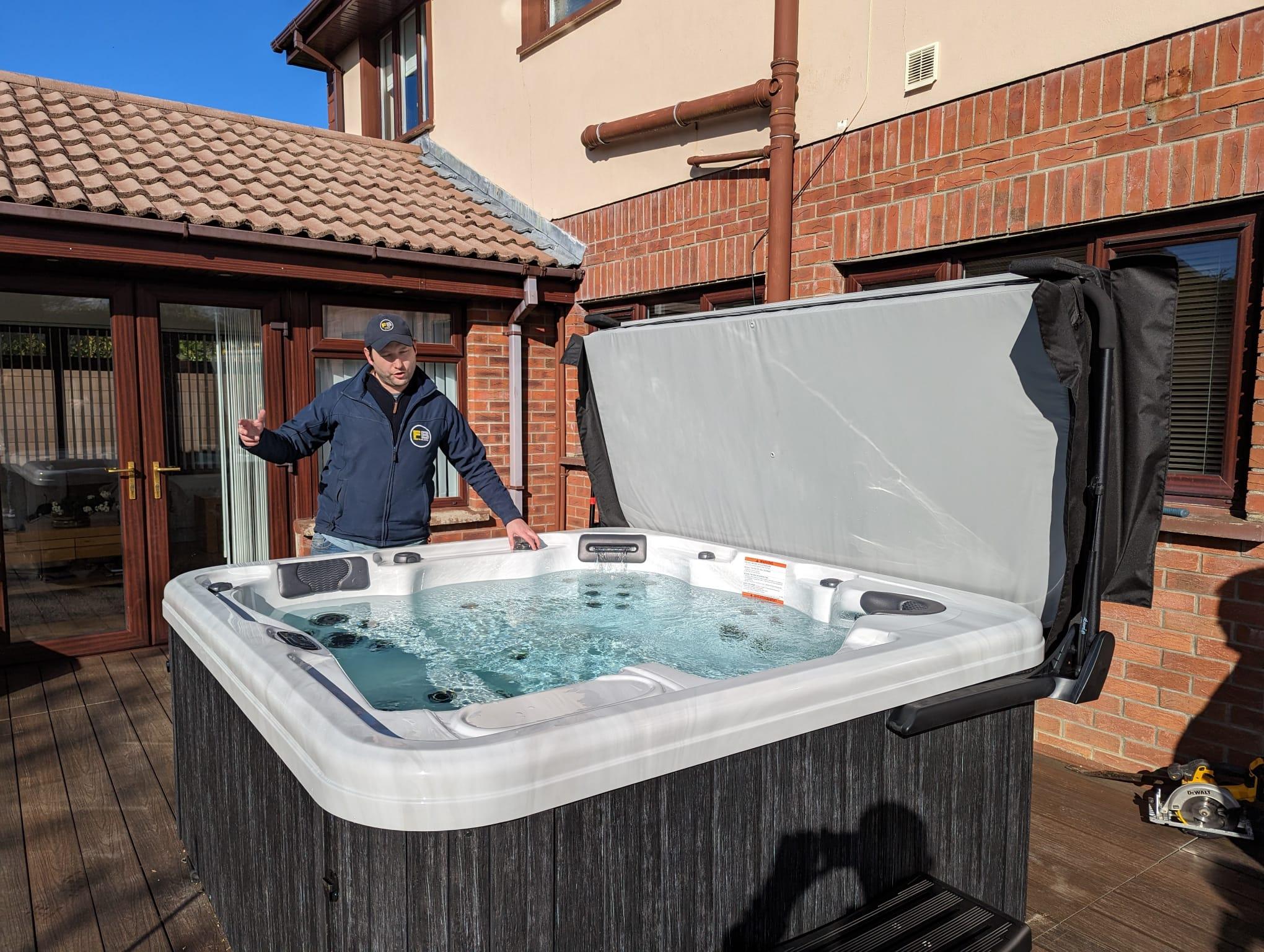 Fiesta Technician Installing Energy Solutions