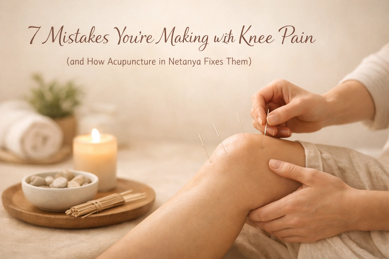 [HERO] 7 Mistakes You’re Making with Knee Pain (and How Acupuncture in Netanya Fixes Them)
