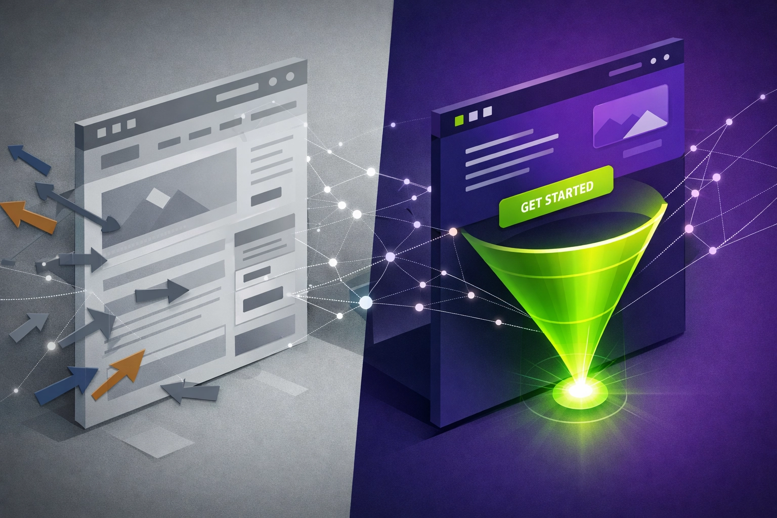 Website conversion optimization strategy transforming traffic into qualified leads