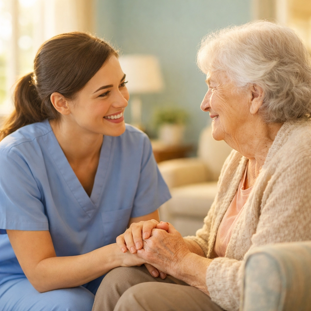 Specialized memory care caregiver providing compassionate dementia care in Sarasota facility