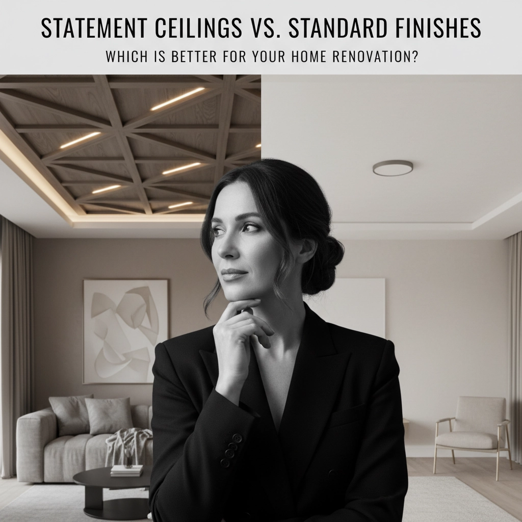 Statement Ceilings vs. Standard Finishes: Which Is Better For Your Home Renovation?