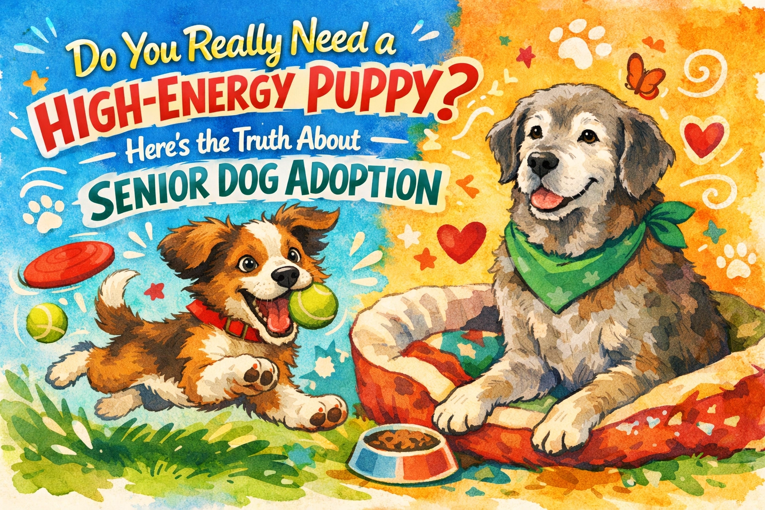 [HERO] Do You Really Need a High-Energy Puppy? Here’s the Truth About Senior Dog Adoption