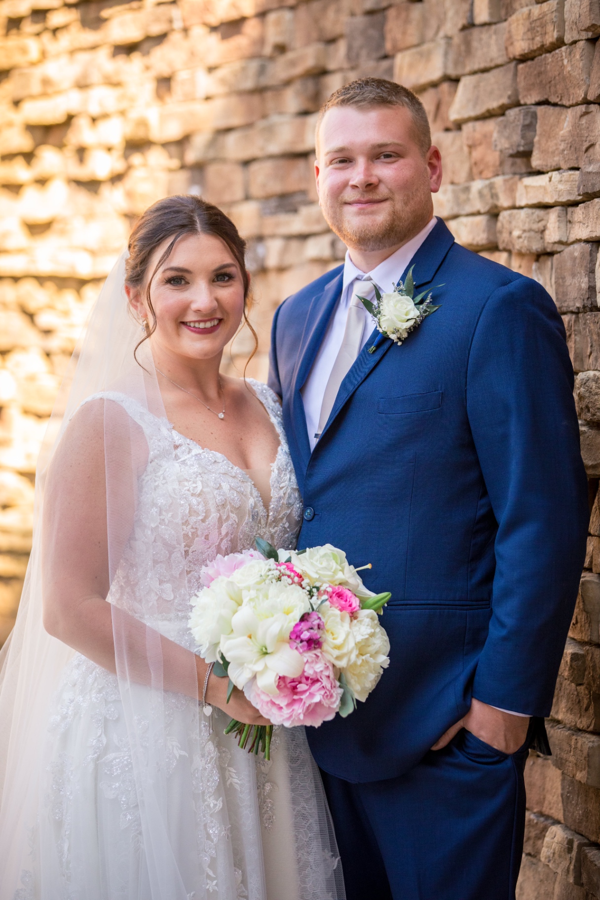 A joyful wedding moment at Bear Creek Mountain Resort