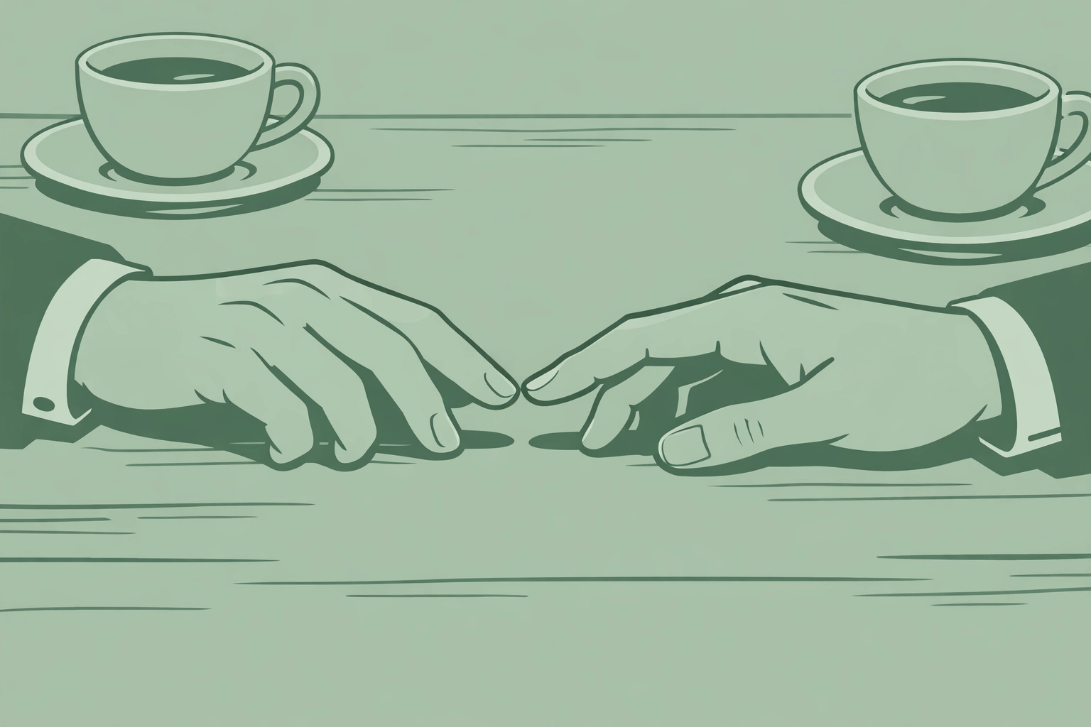 Close-up of two men's hands nearly touching showing first contact vulnerability in gay romance