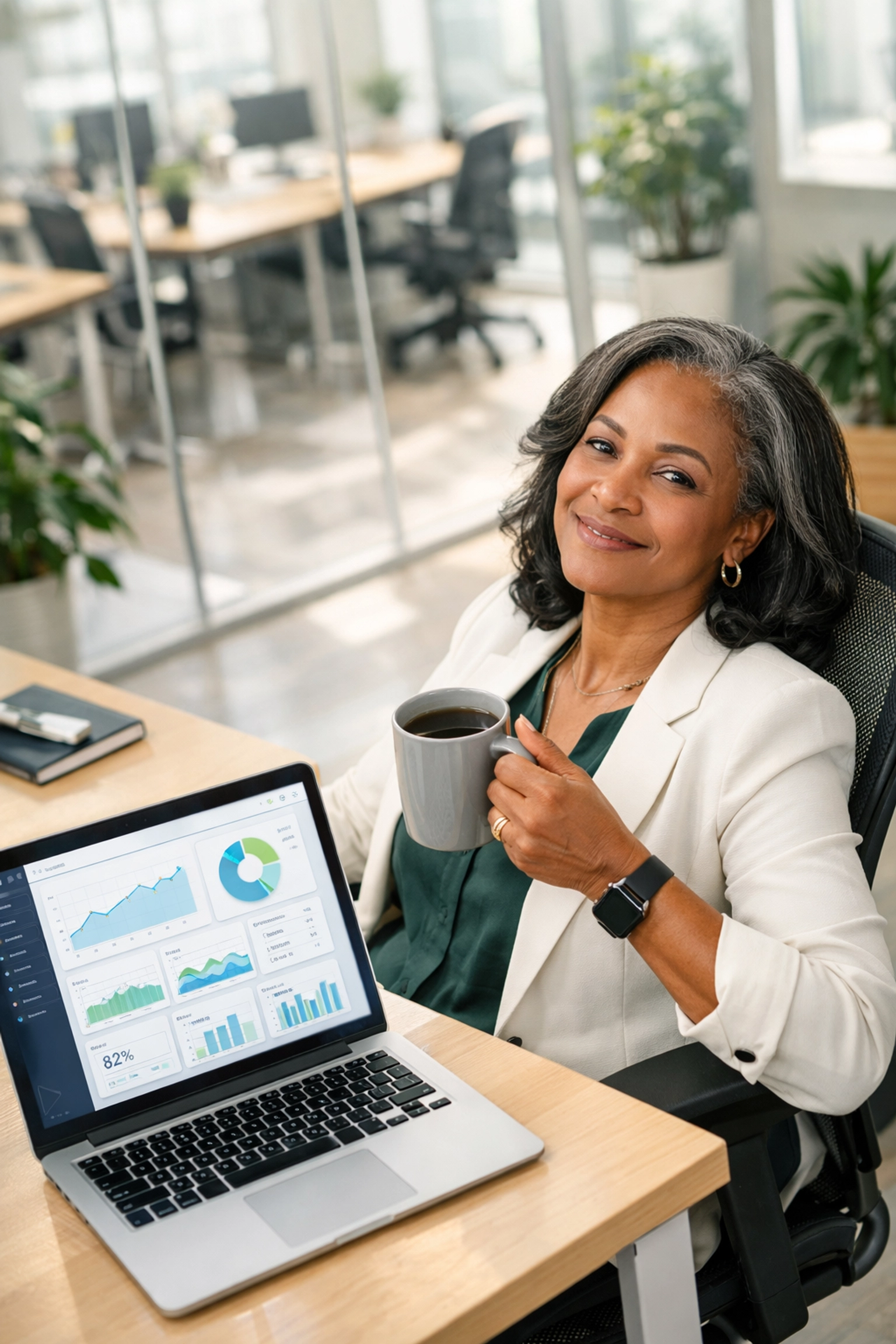 IT director monitoring a performance dashboard to scale ServiceNow ROI using Agentic AI and ITOM.