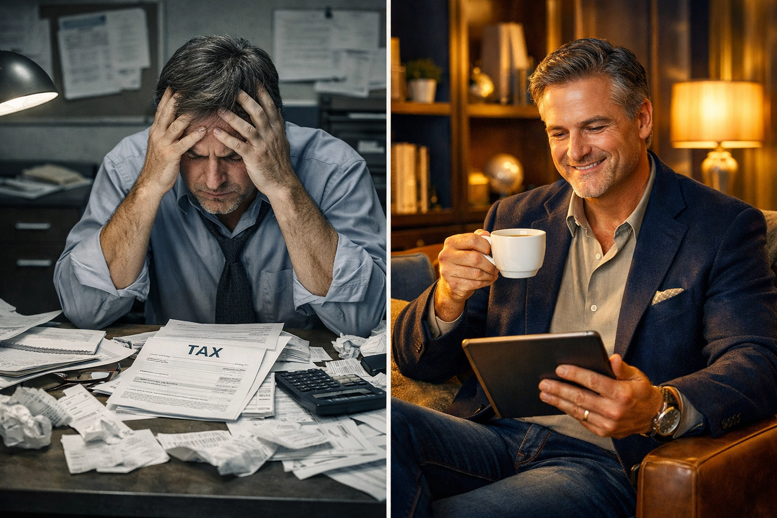 Organized tax planning with Augusta Rule versus disorganized tax stress