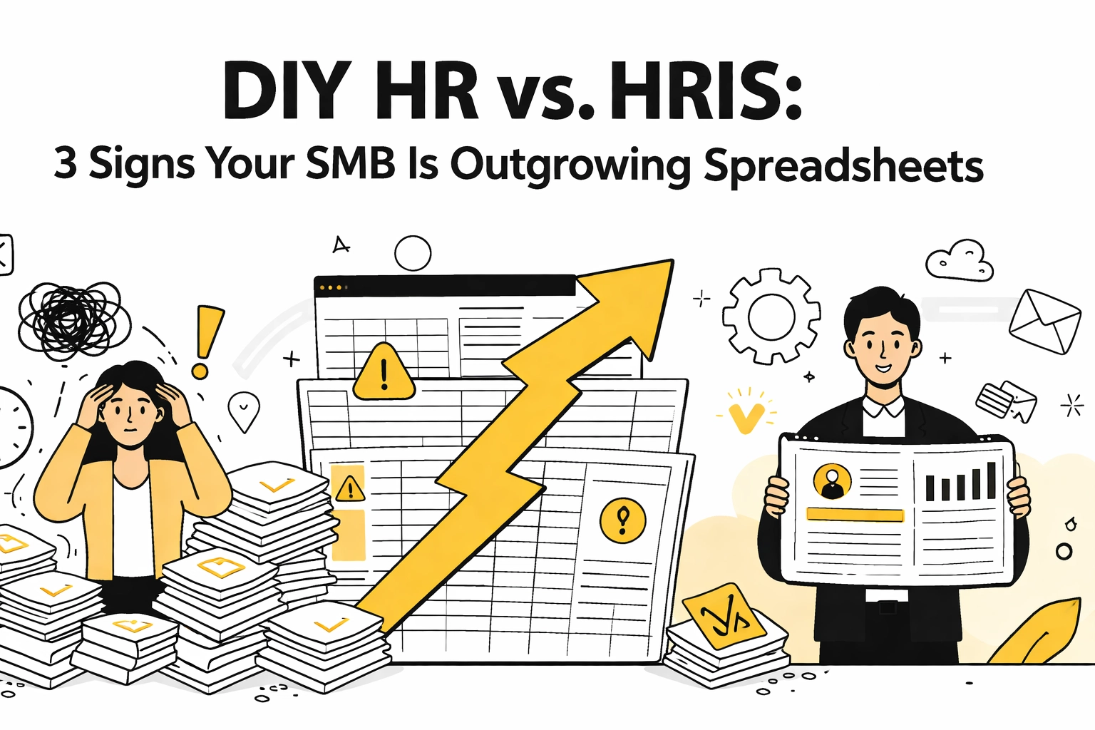 [HERO] DIY HR vs. HRIS: 3 Signs Your SMB Is Outgrowing Spreadsheets