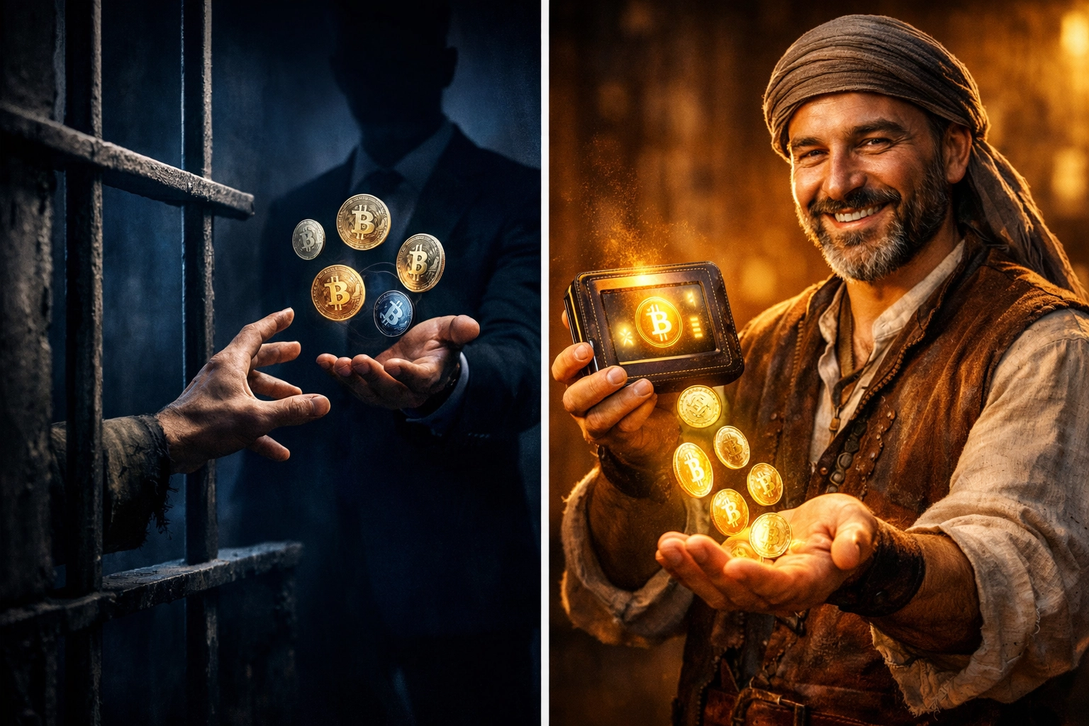 Self-custody crypto wallet vs custodial payment processor comparison for merchant control