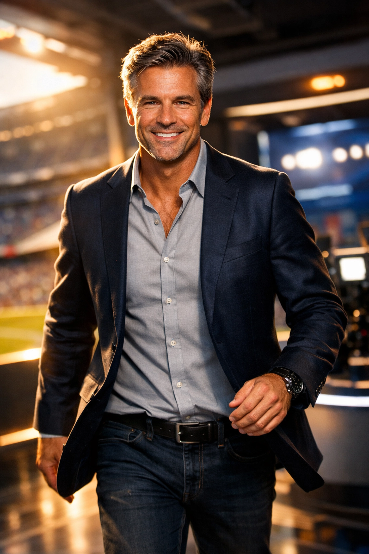 Dan Kost, CEO of Sports Media, in a professional setting discussing sports marketing and athlete branding.