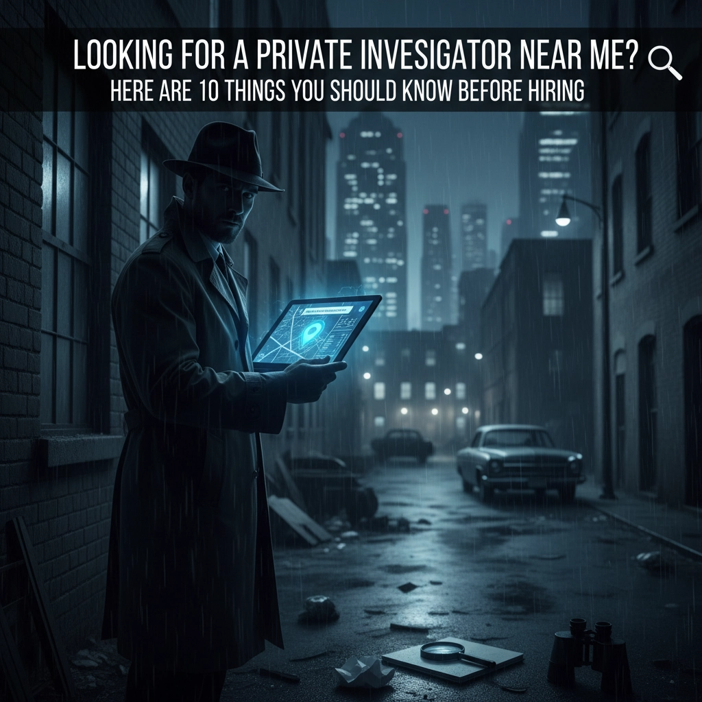 Looking For a Private Investigator Near Me? Here Are 10 Things You Should Know Before Hiring