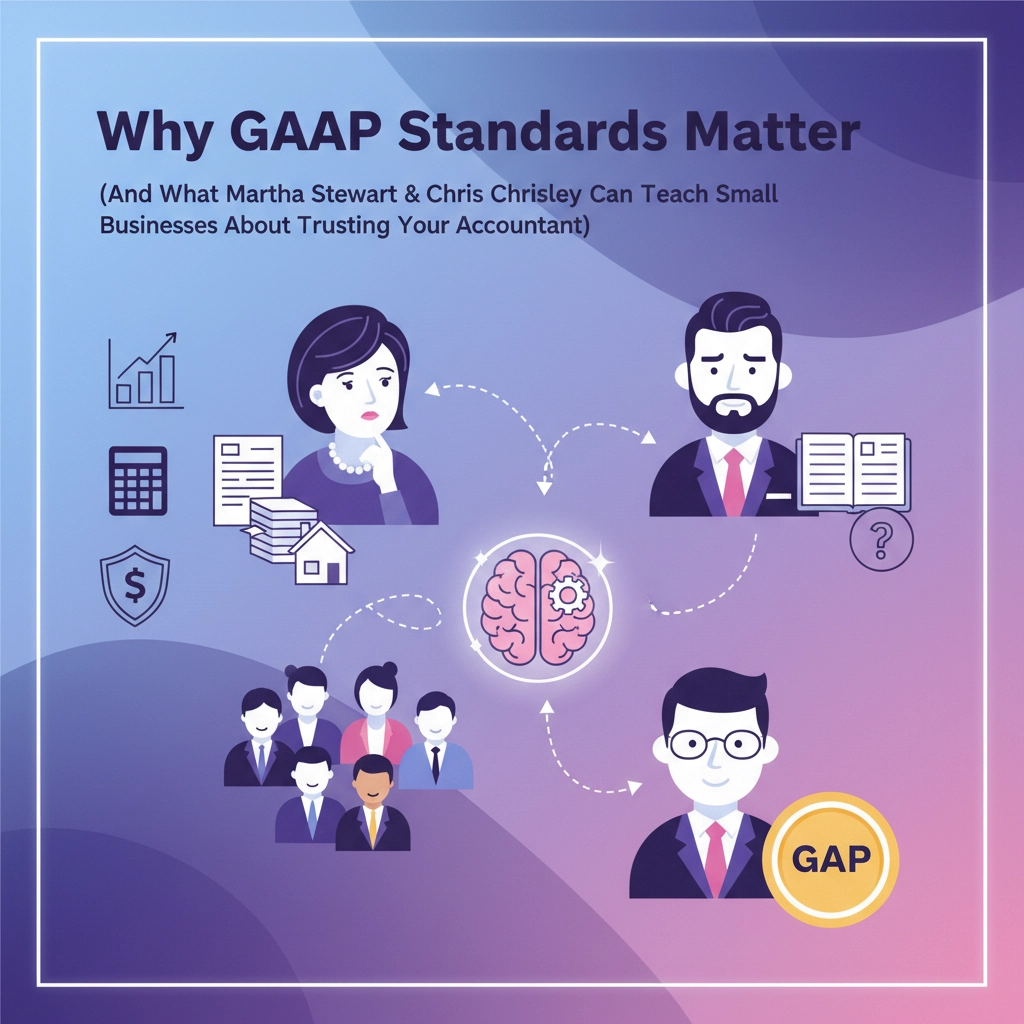 Why GAAP Standards Matter (And What Martha Stewart and Chris Chrisley Can Teach Small Businesses About Trusting Your Accountant)