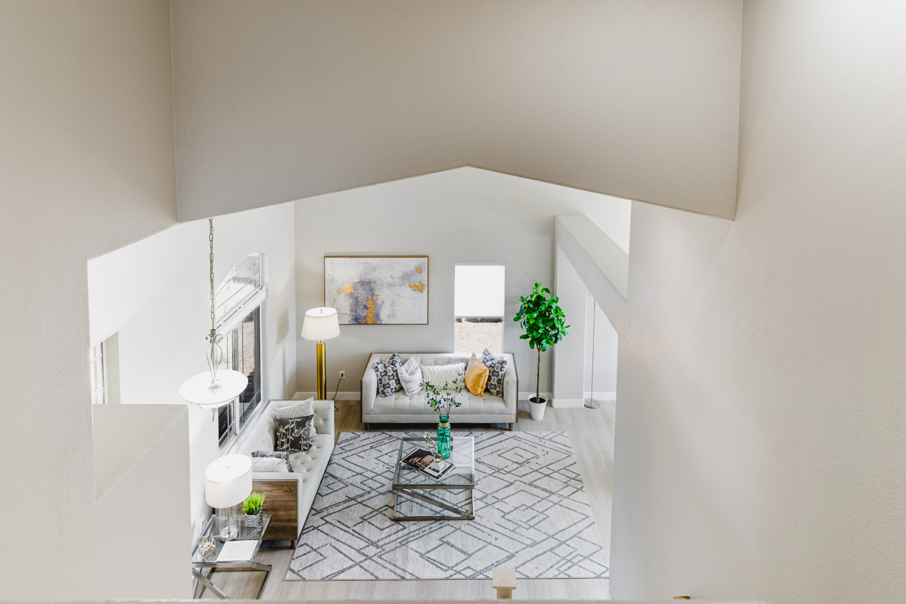 Modern Staged Living Room