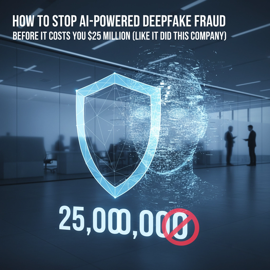 How to Stop AI-Powered Deepfake Fraud Before It Costs You $25 Million (Like It Did This Company)