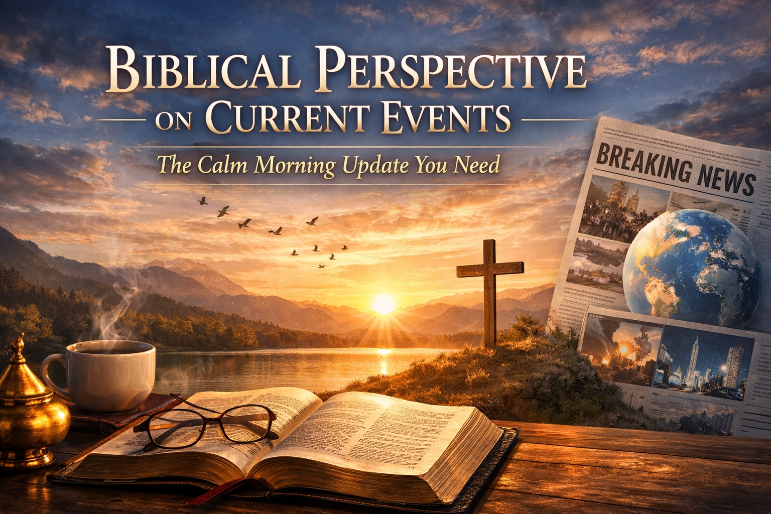 [HERO] Biblical Perspective on Current Events: The Calm Morning Update You Need