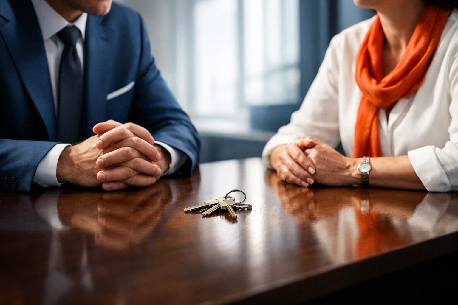 Preschool owner and business advisor discussing childcare center ownership transition and licensing.