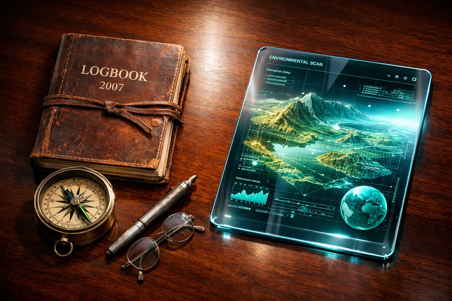 Environmental consulting tools from 2007 logbooks to modern 3D mapping for asbestos and lead surveys.