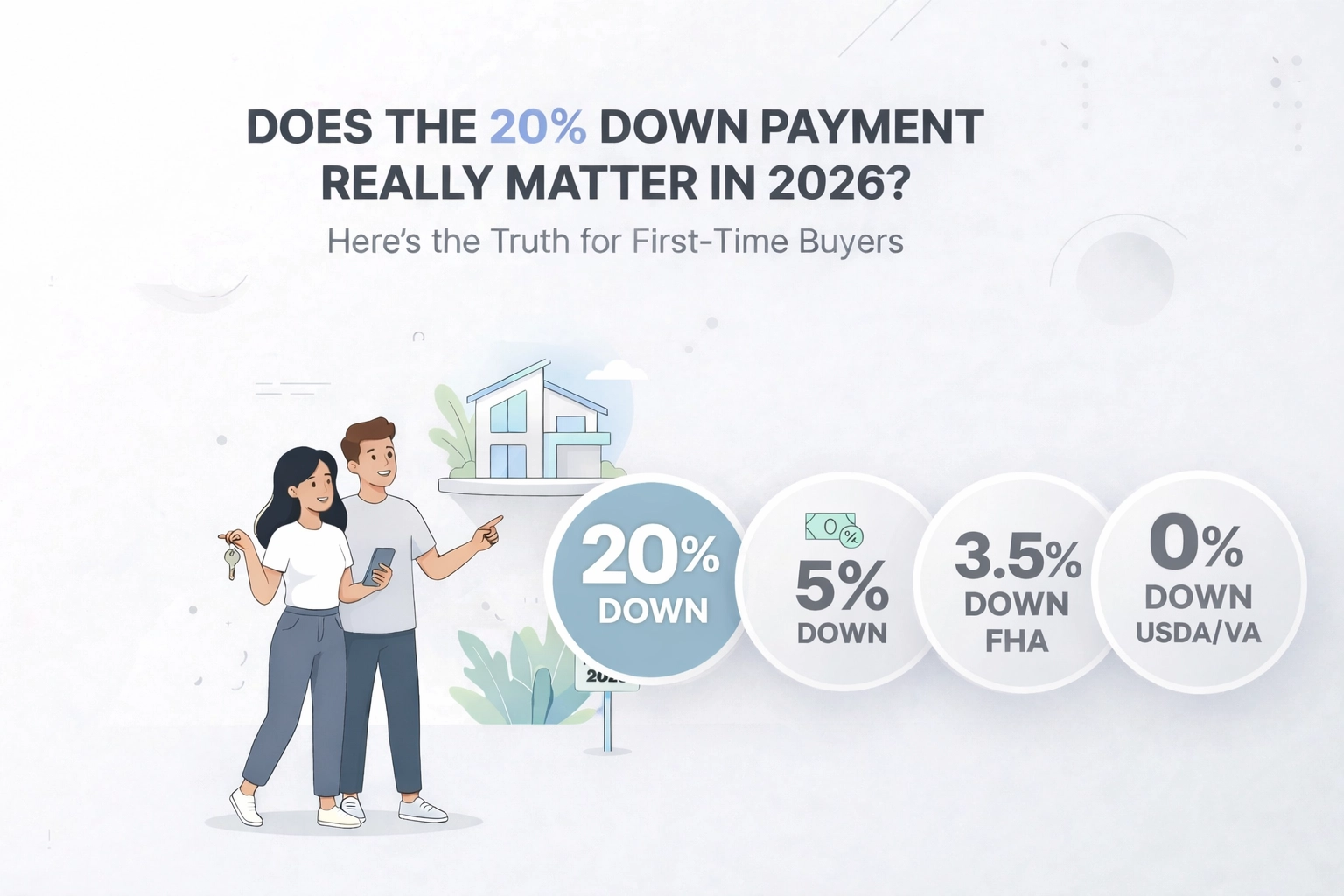 [HERO] Does the 20% Down Payment Really Matter in 2026? Here’s the Truth for First-Time Buyers