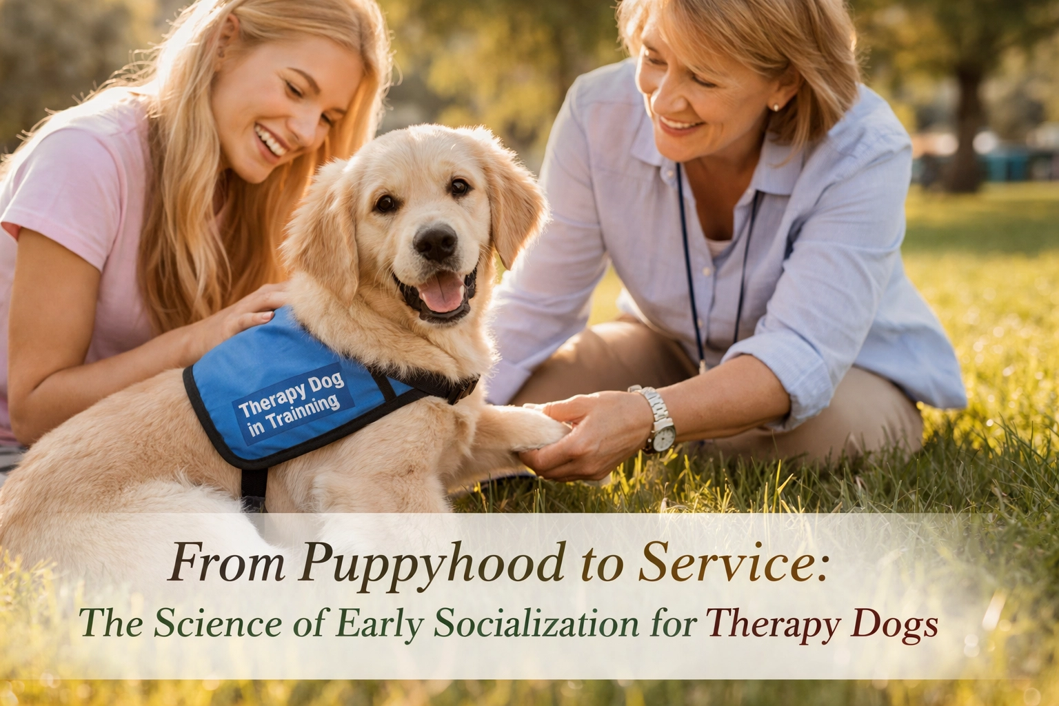 [HERO] From Puppyhood to Service: The Science of Early Socialization for Therapy Dogs