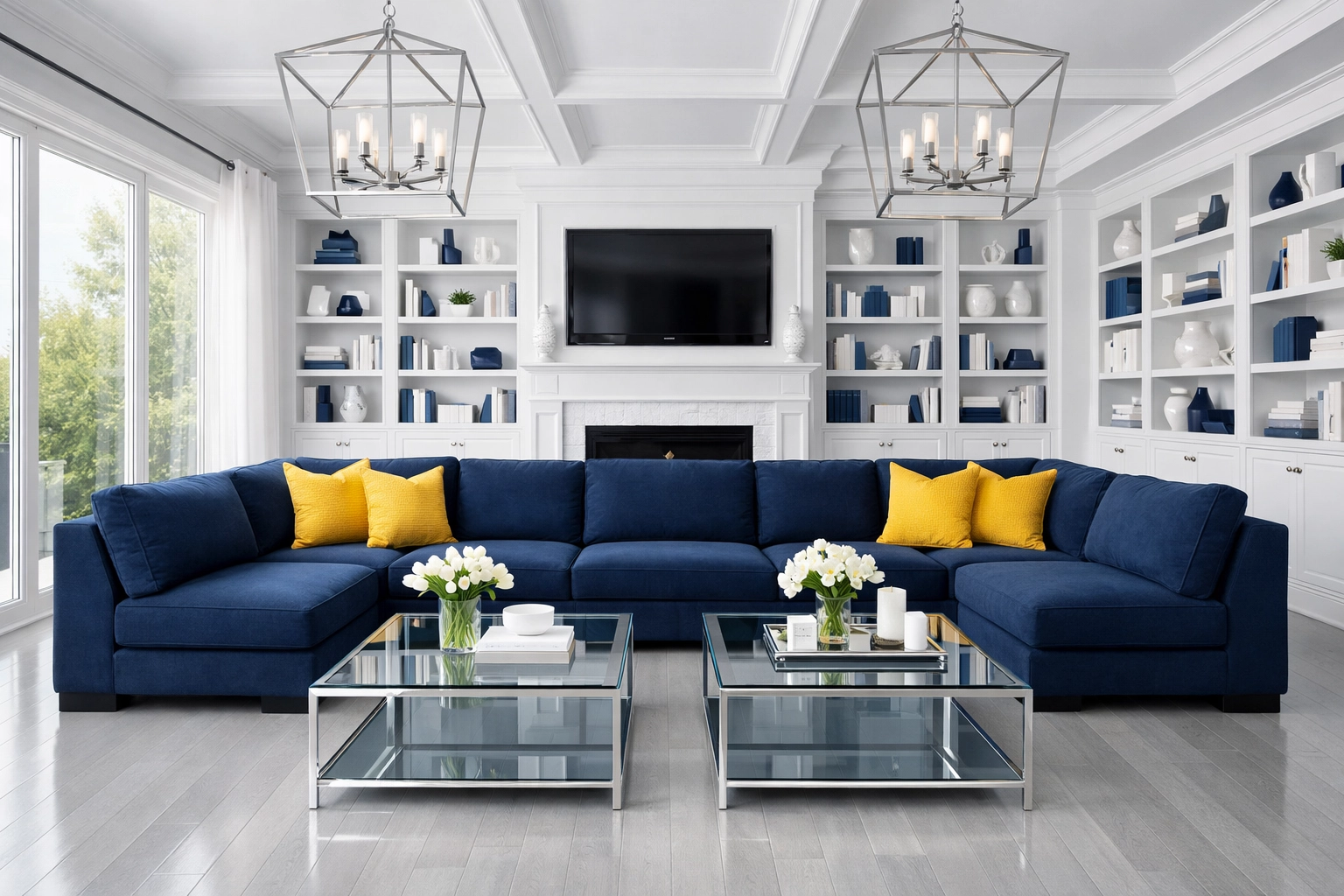 A spotless, sunlit Lexington home after high-end eco-friendly house cleaning services.