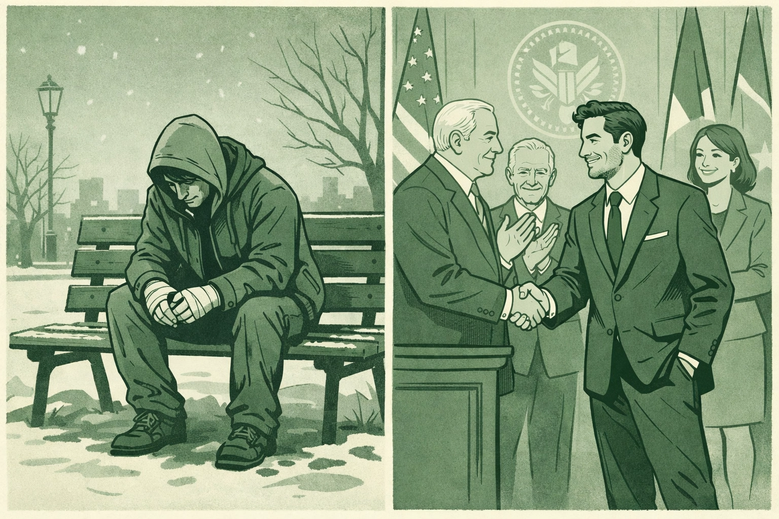 Political MM romance contrast: isolated gay man versus thriving politician after affair