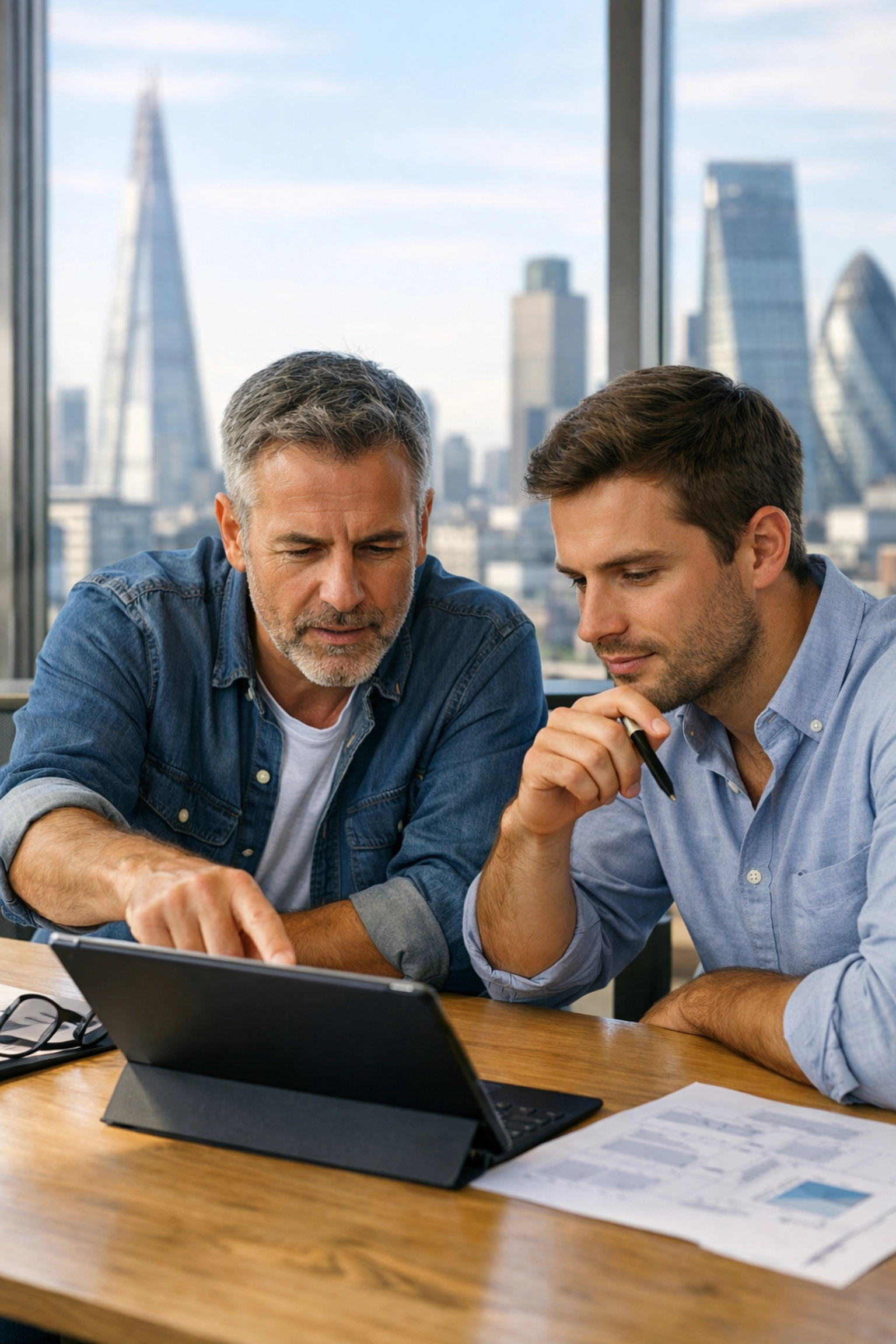 Expert ServiceNow consultants in a London office providing technical architecture and advisory services.