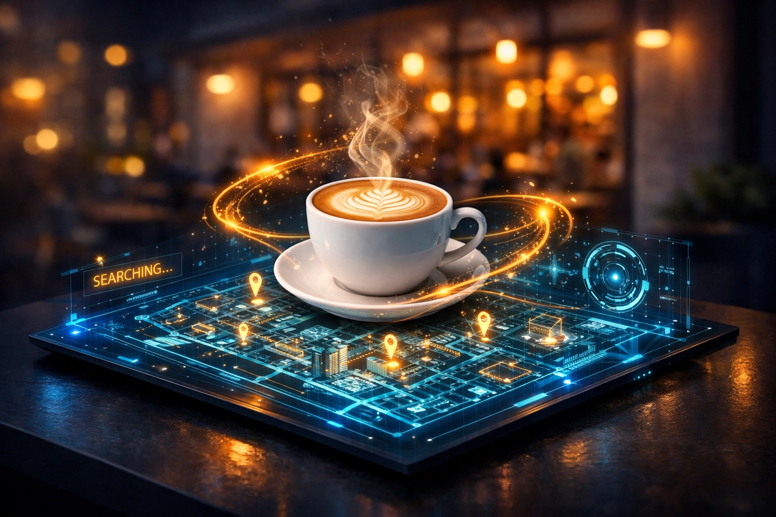 Larecoin.ai AI-powered search tool finding local merchants and inventory in the Web3 marketplace.