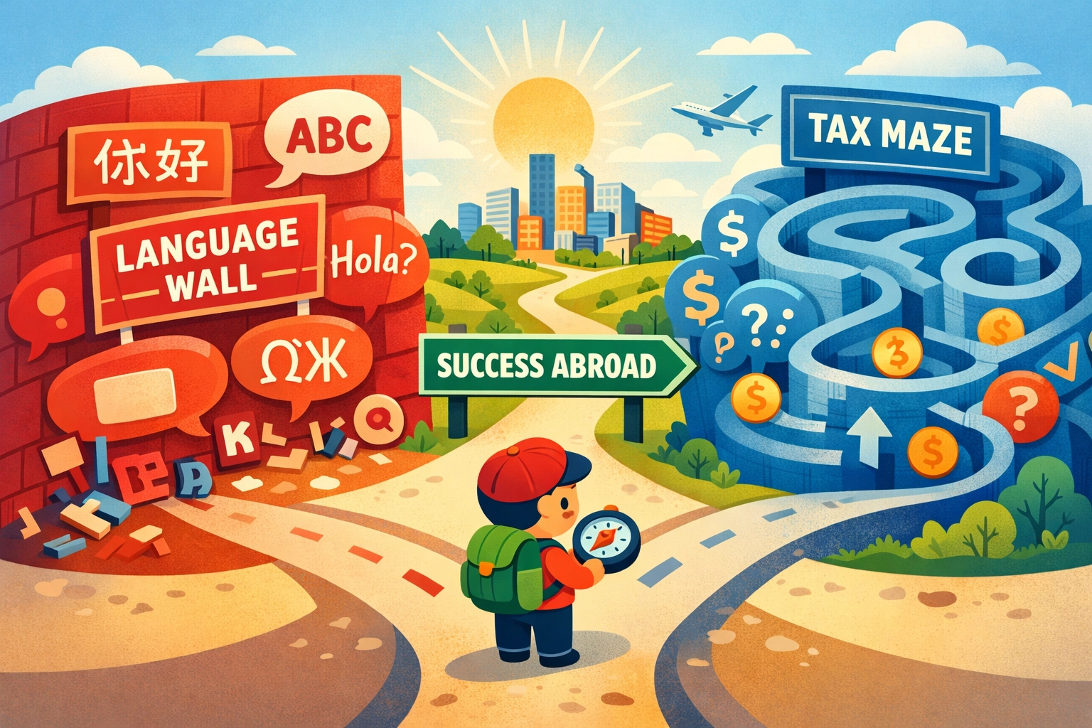 Strategic path for small businesses to reach international markets while avoiding common growth barriers.