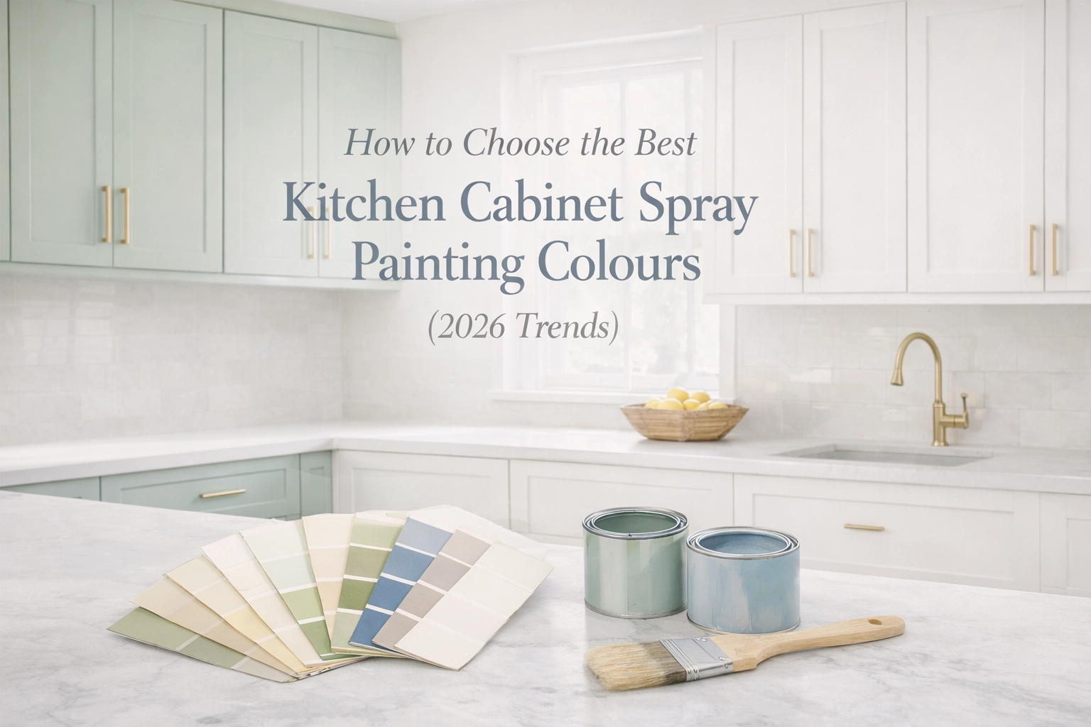 [HERO] How to Choose the Best Kitchen Cabinet Spray Painting Colours (2026 Trends)