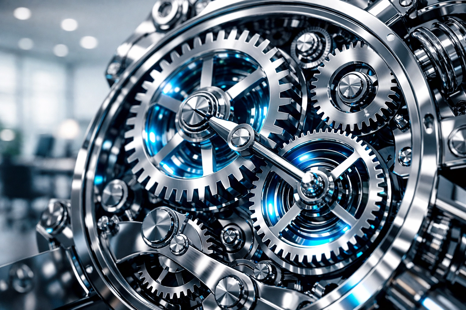 Intricate mechanical gears representing a synchronized business growth engine and systems. Intricate mechanical gears representing a synchronized business growth engine and systems.