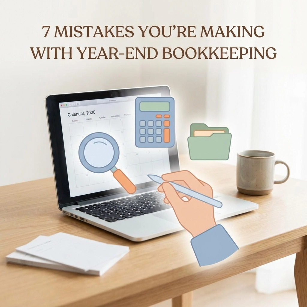 7 Mistakes You're Making with Year-End Bookkeeping (and How to Fix Them Before Tax Season)
