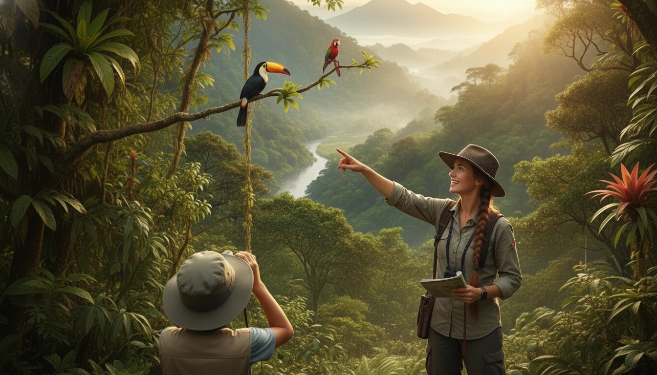 Birdwatching Bonanza: Teaching Ornithology to Students in Costa Rica's National Parks