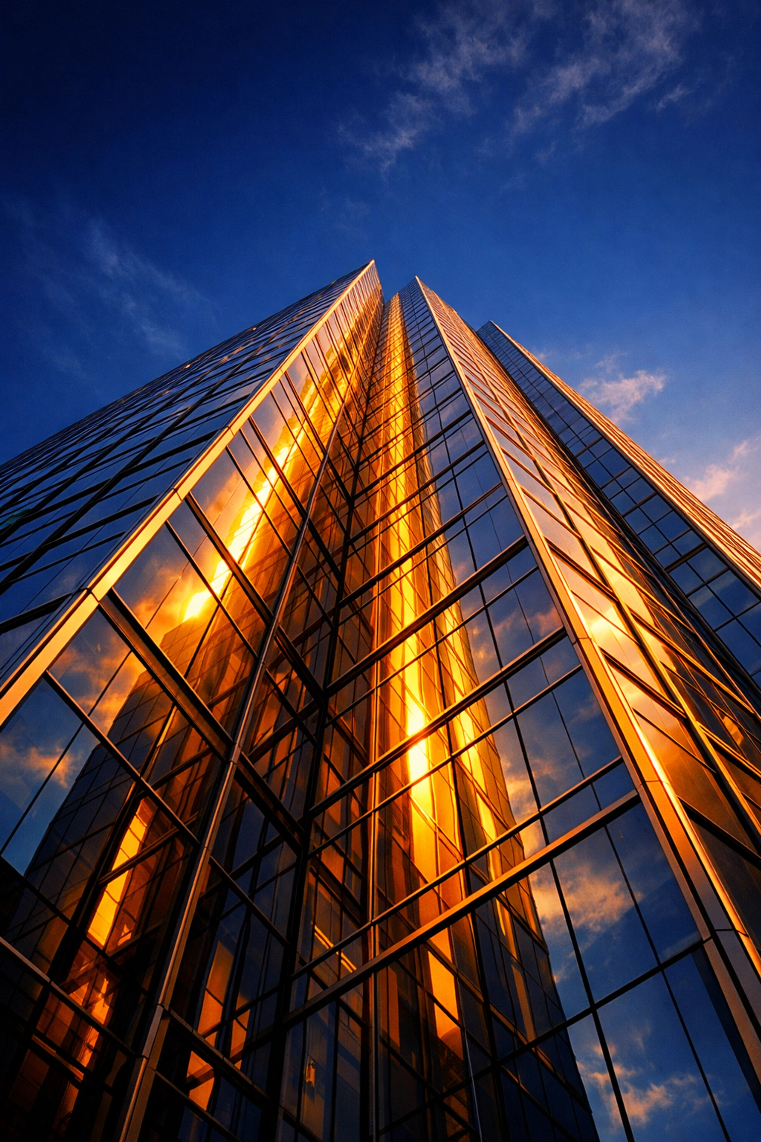 Modern office building representing institutional private credit market growth and momentum