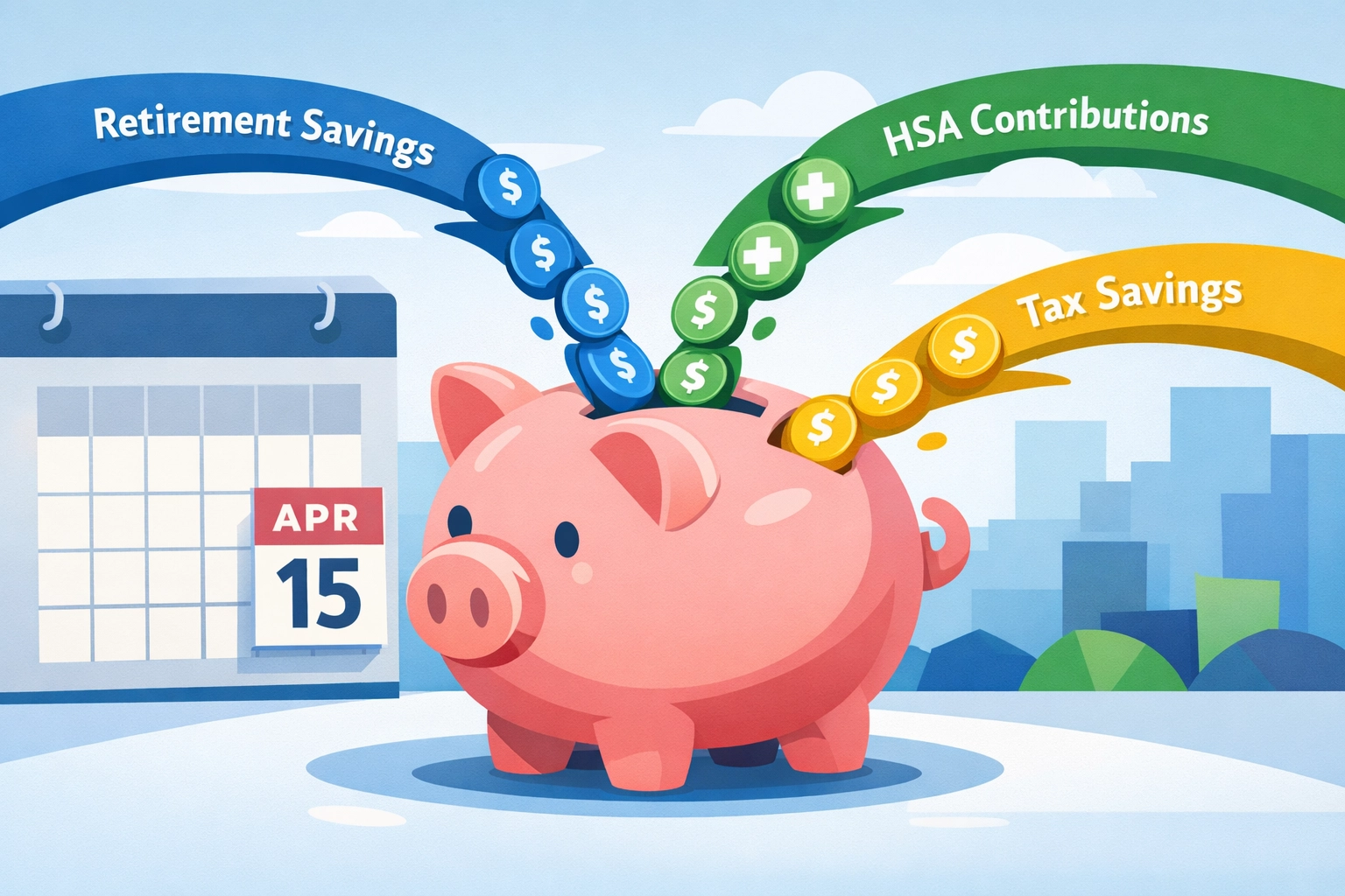 Retirement contributions and tax savings strategies before April 15 deadline