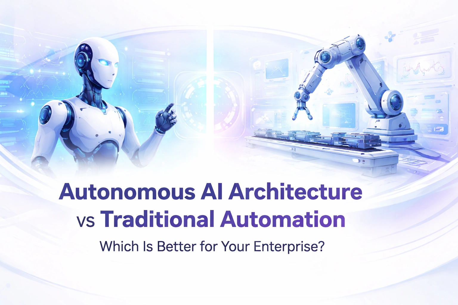[HERO] Autonomous AI Architecture vs Traditional Automation: Which Is Better for Your Enterprise?