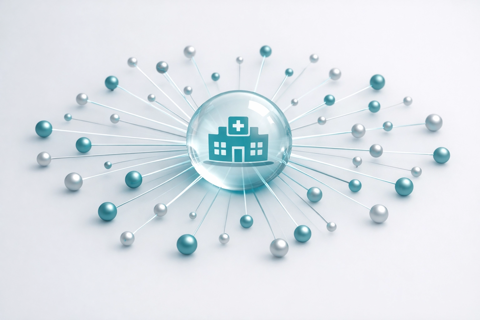 Connectivity map illustrating a chiropractor's presence across 70 online healthcare directories.