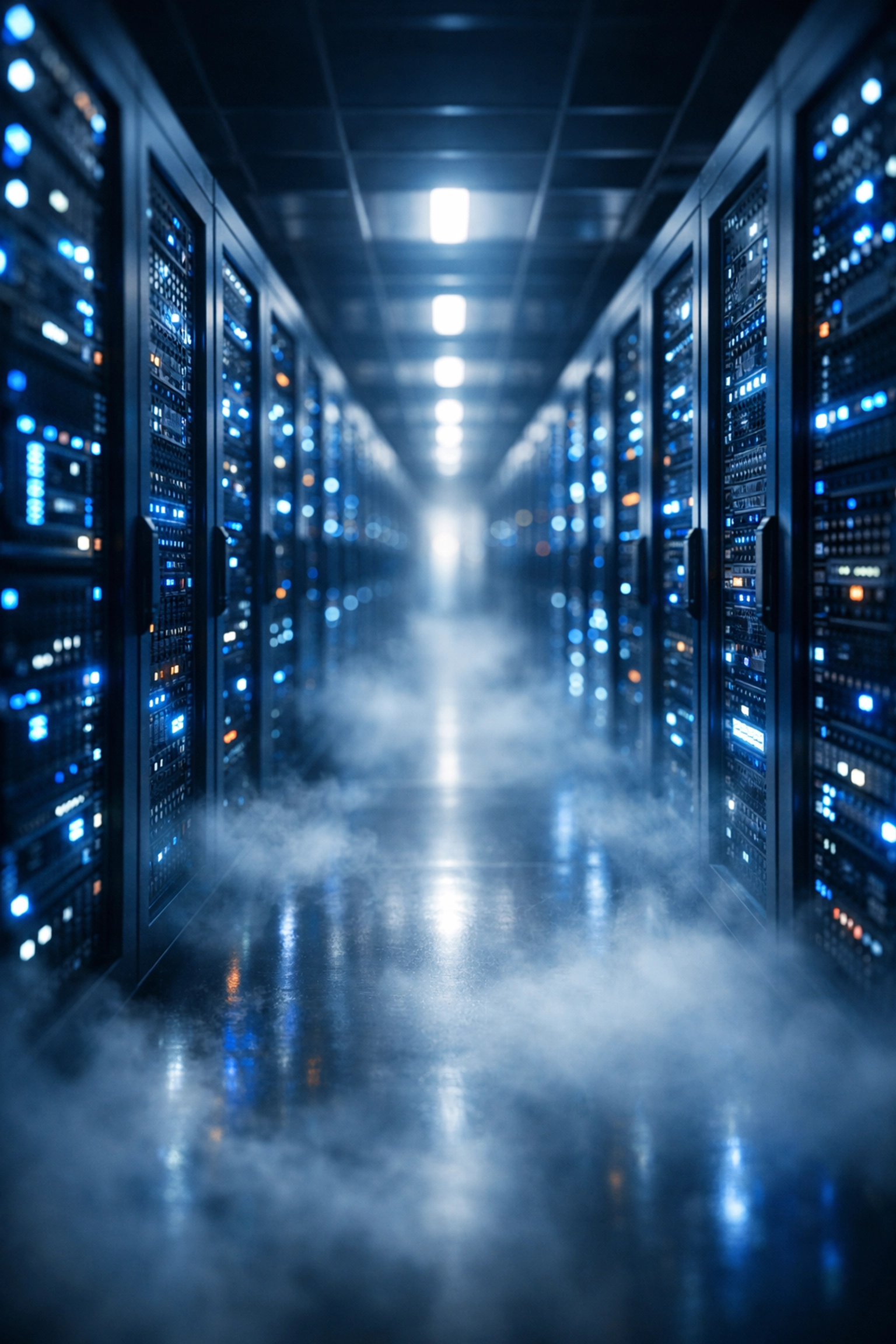 Modern data center infrastructure supporting AI data transformation and analytics capabilities