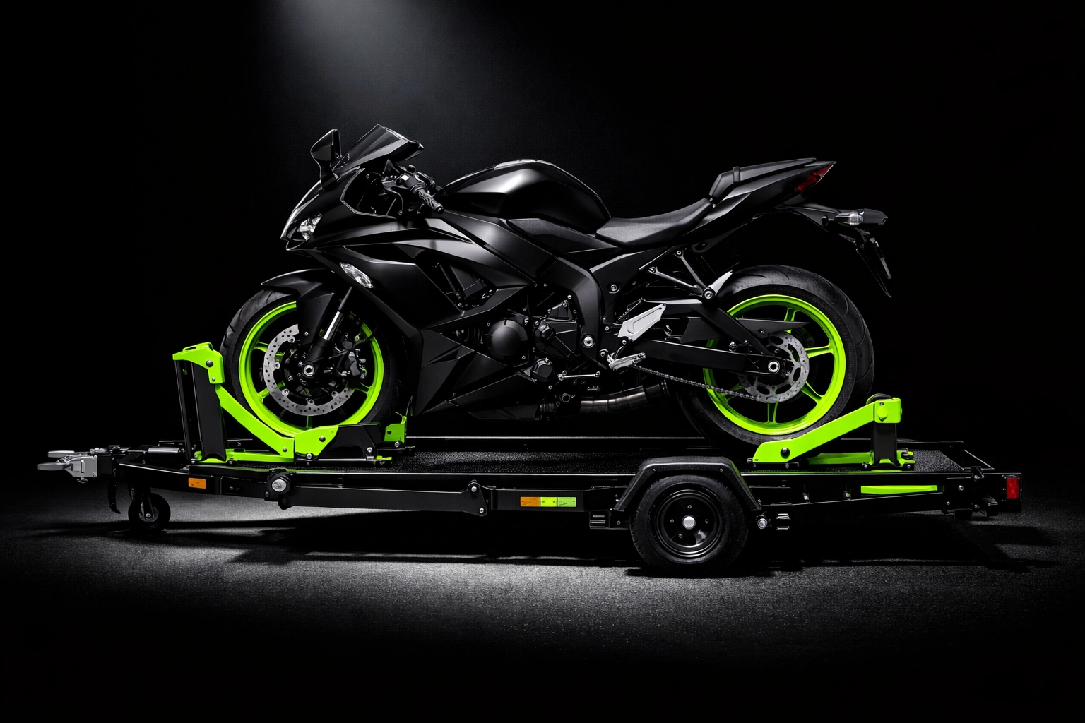 Professional motorcycle towing and specialized bike recovery service in St. Charles.