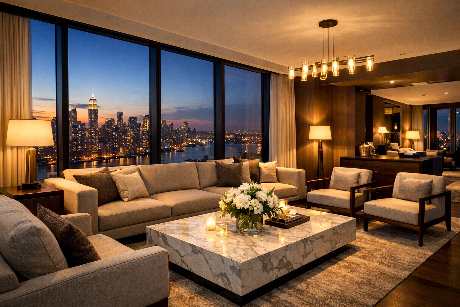 The CEO's Guide to Super Bowl Brand Domination Through Strategic VIP Travel Management Luxury hotel suite for Super Bowl executive accommodations and VIP hospitality