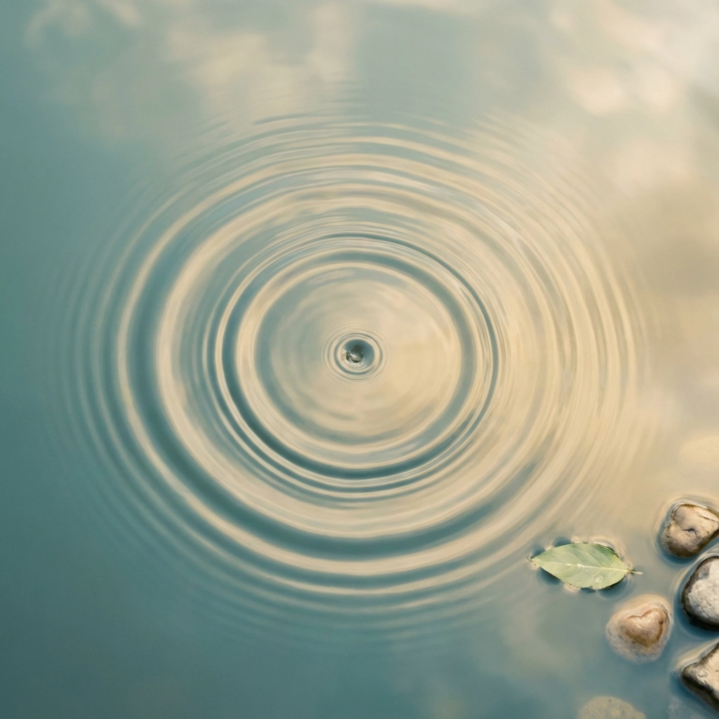 A hopeful image of a 'micro-sanctuary,' a personal desk space decorated with affirming items like a small pride flag and supportive photos.