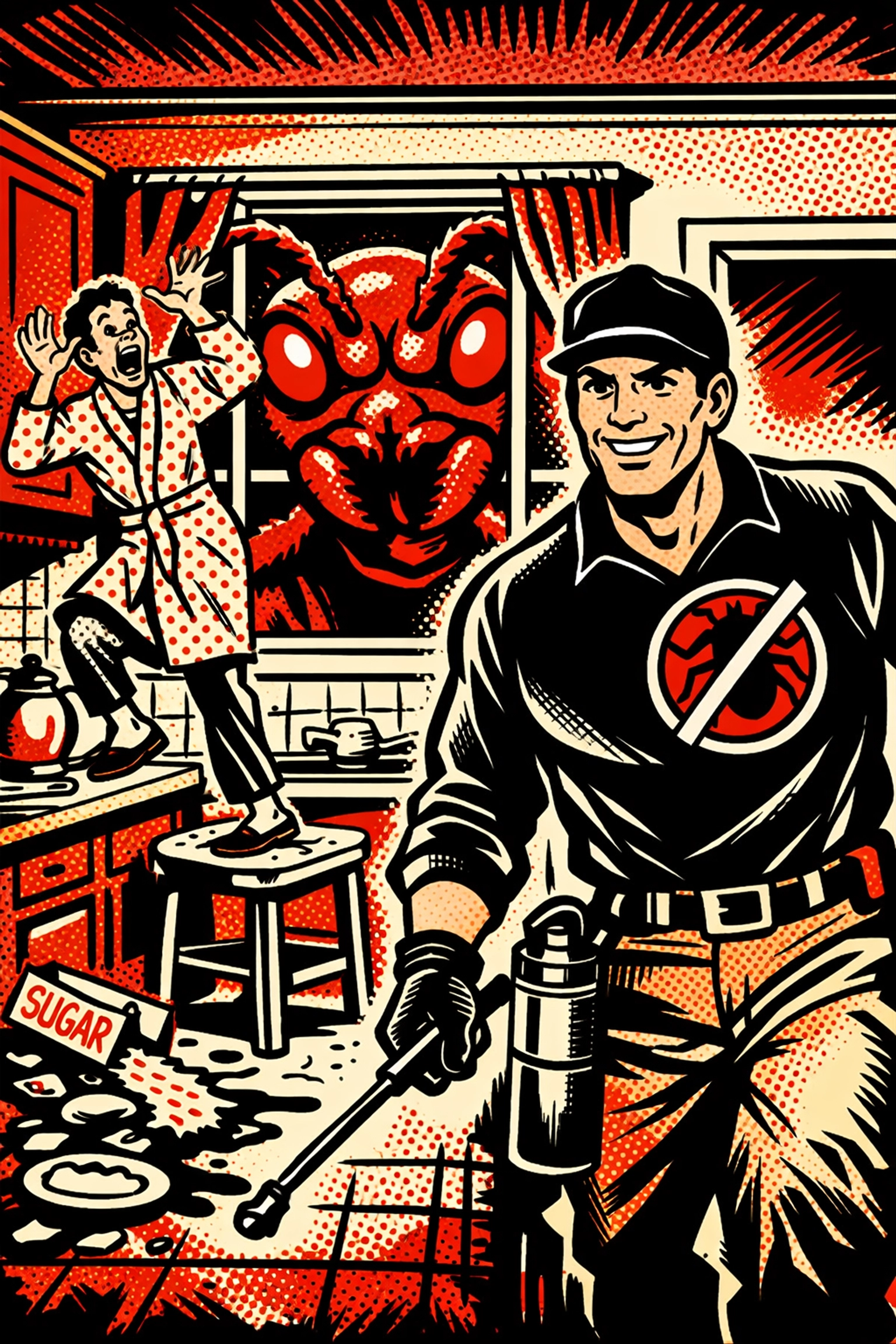 Professional Pest X technician arriving to treat a household ant infestation in Birmingham, AL.