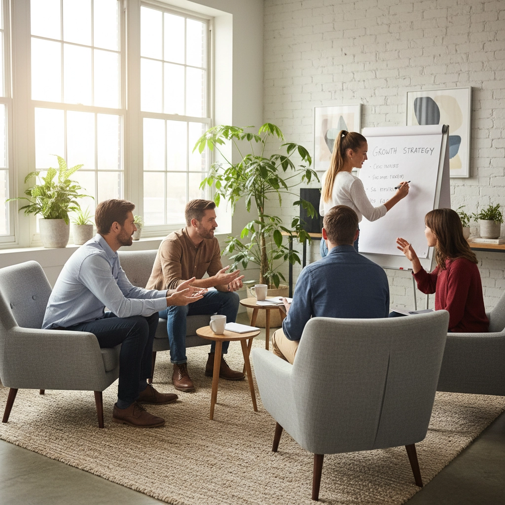 Simple EOS meeting with supportive culture