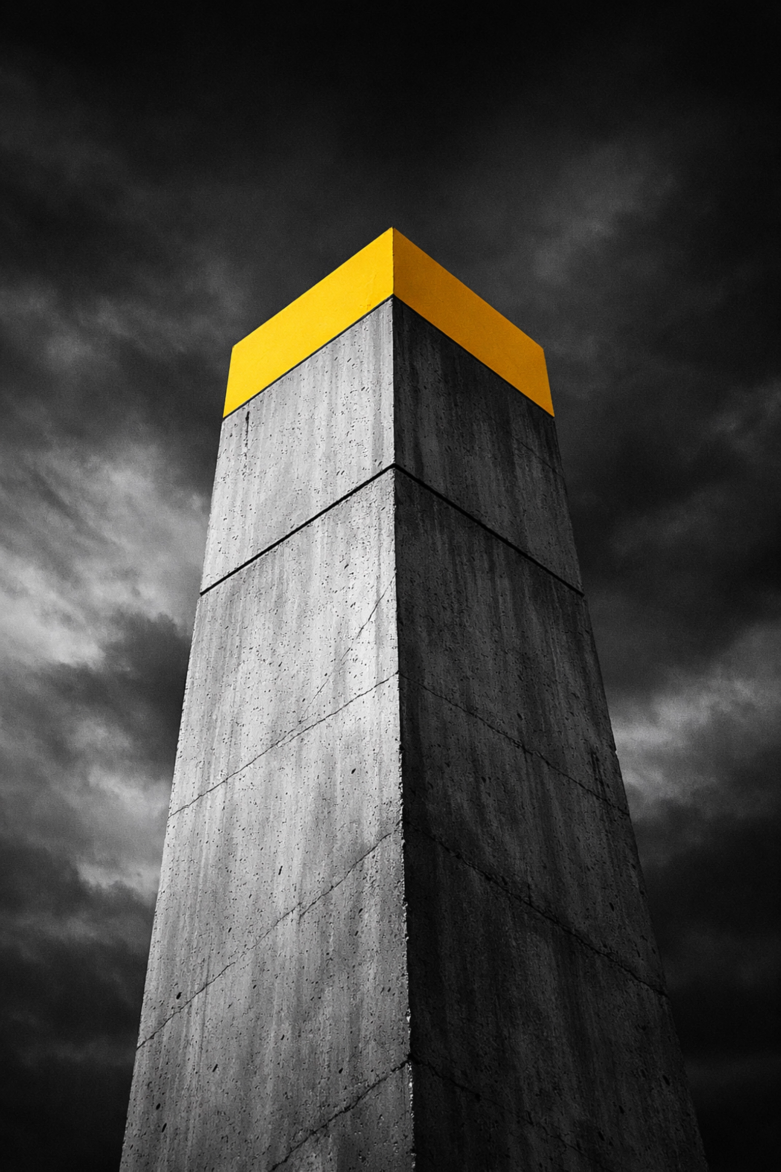 A modern concrete pillar against a Western Australian sky representing a strong brand foundation.