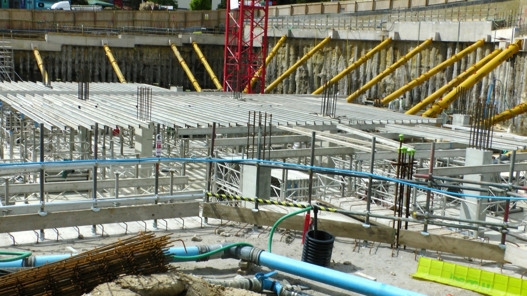 Active construction site