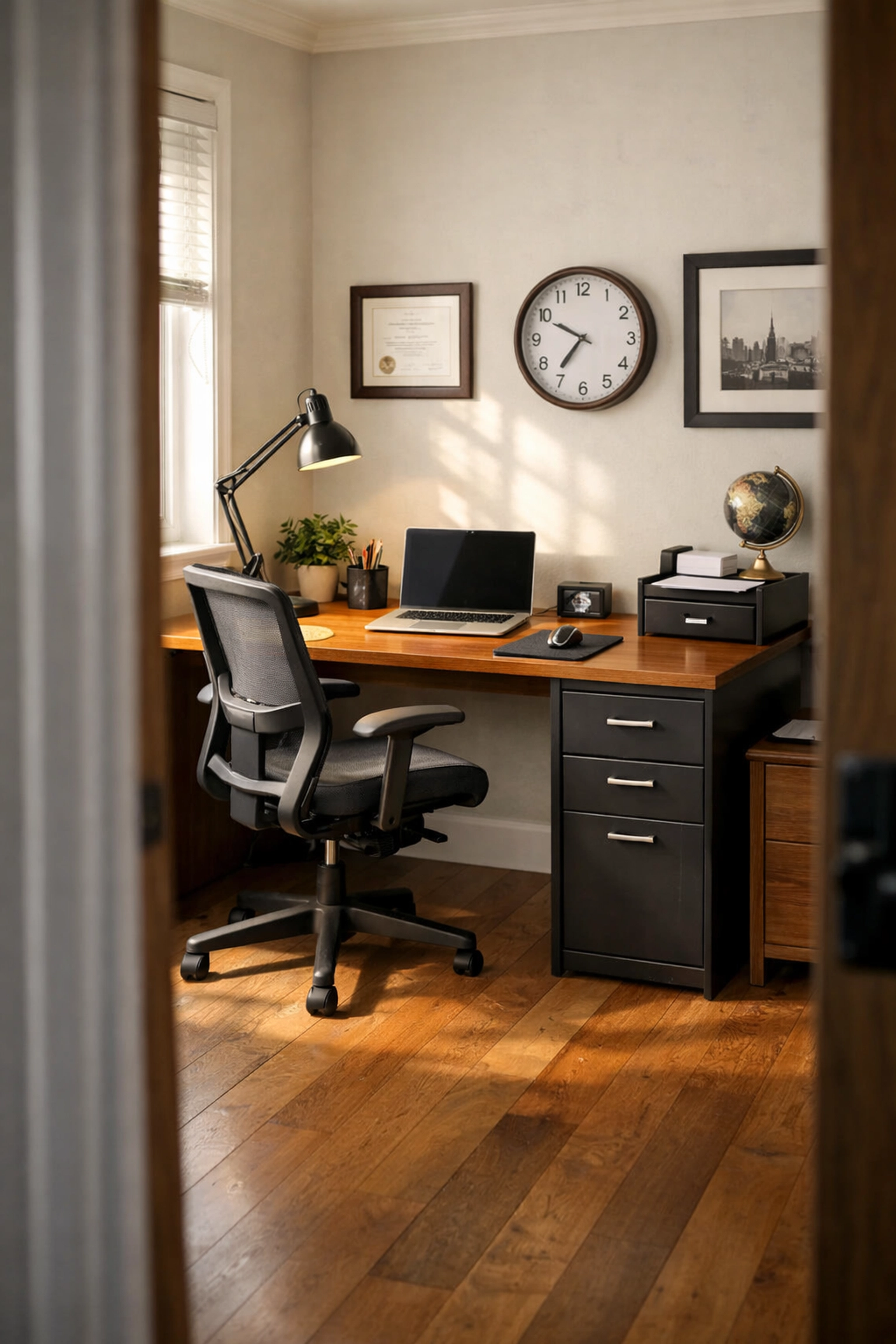 Dedicated home office workspace showing exclusive business use for legitimate tax deduction claims